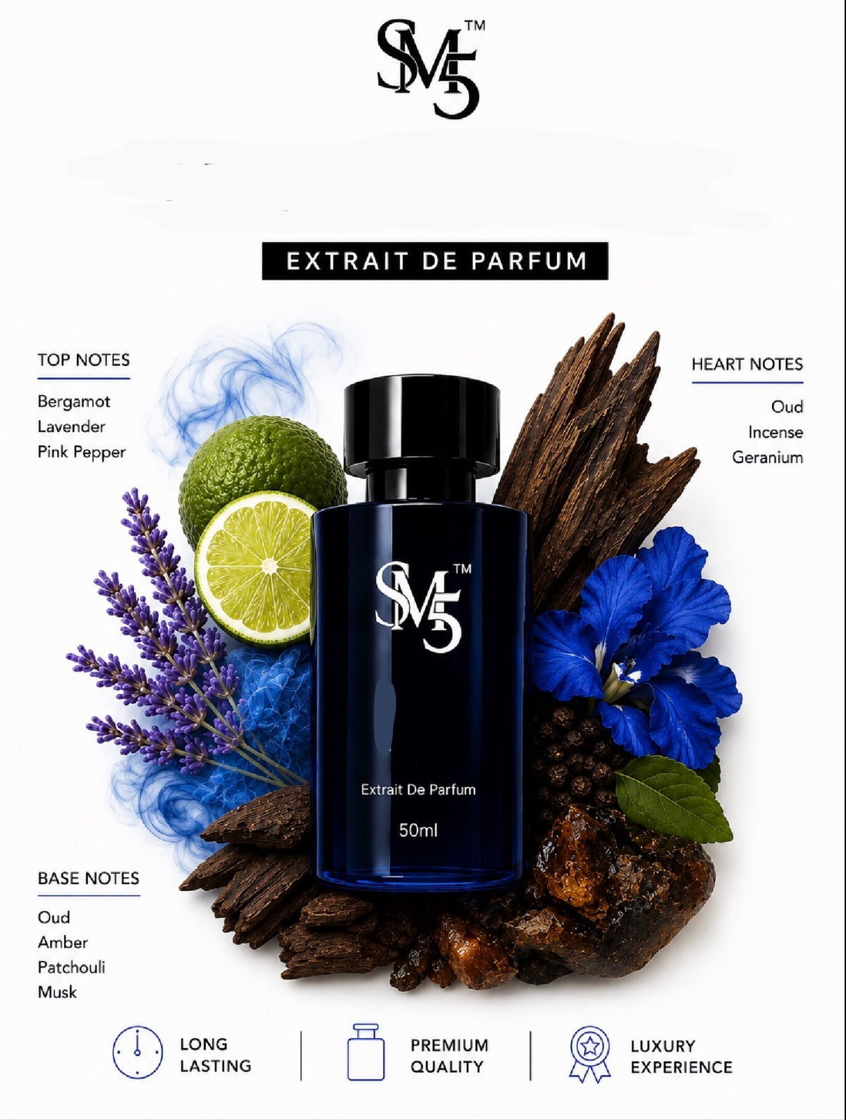 PERFUME SM5BLU OUD 8