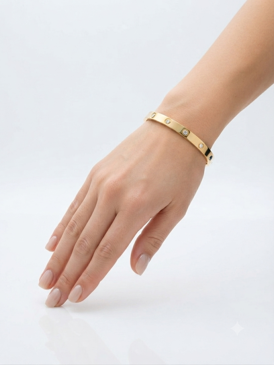 plated bracelet IPG colour unisex 3