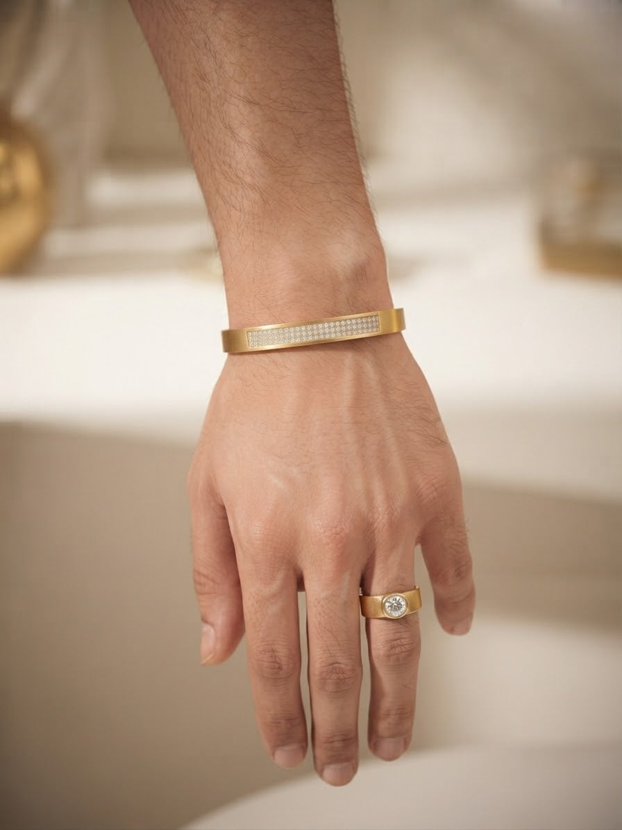 plated bracelet IPG colour unisex 5