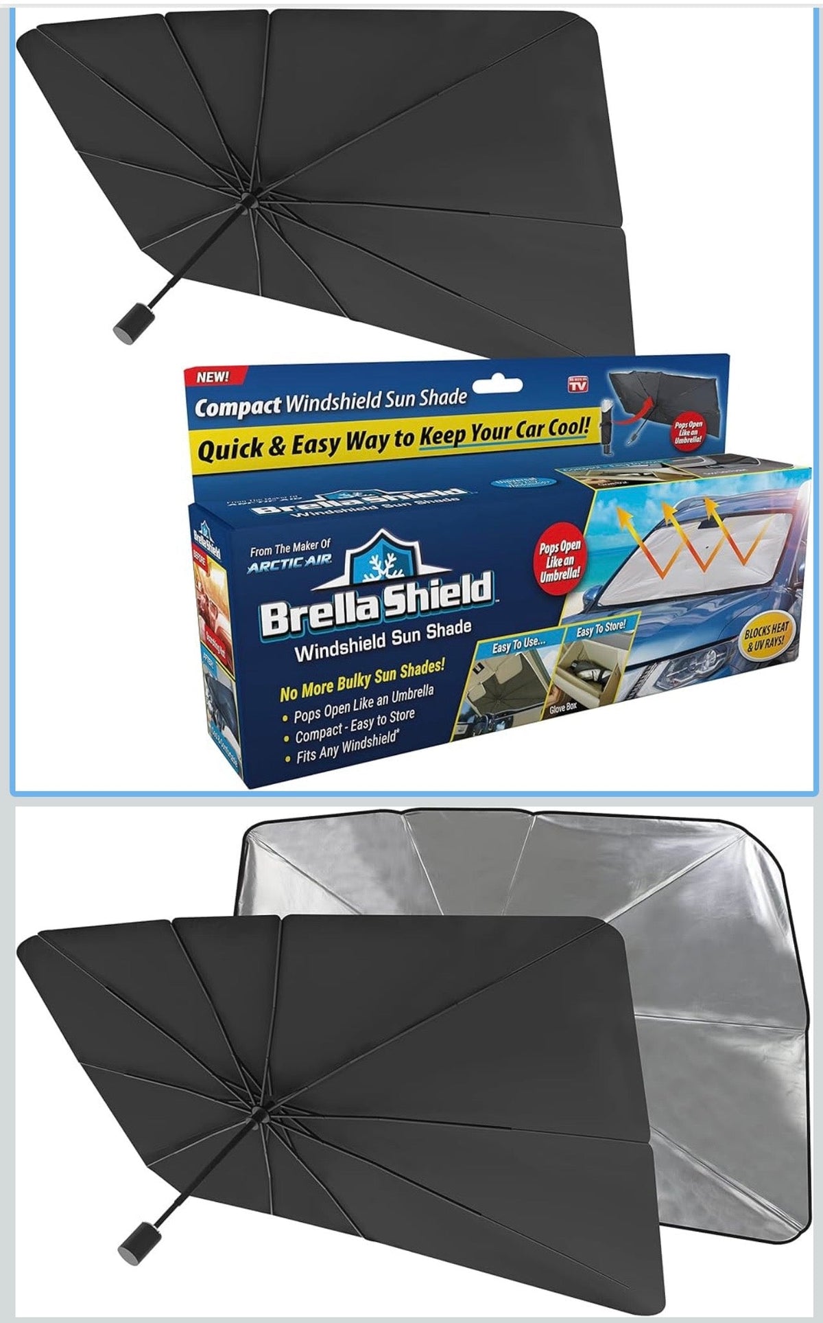 Windshield Sun Shade Umbrella for Car