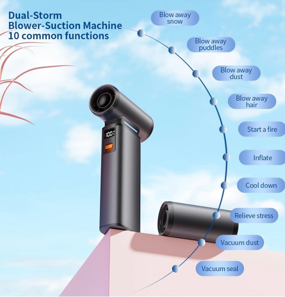 F1 Violent Fan Duster/Vacuum