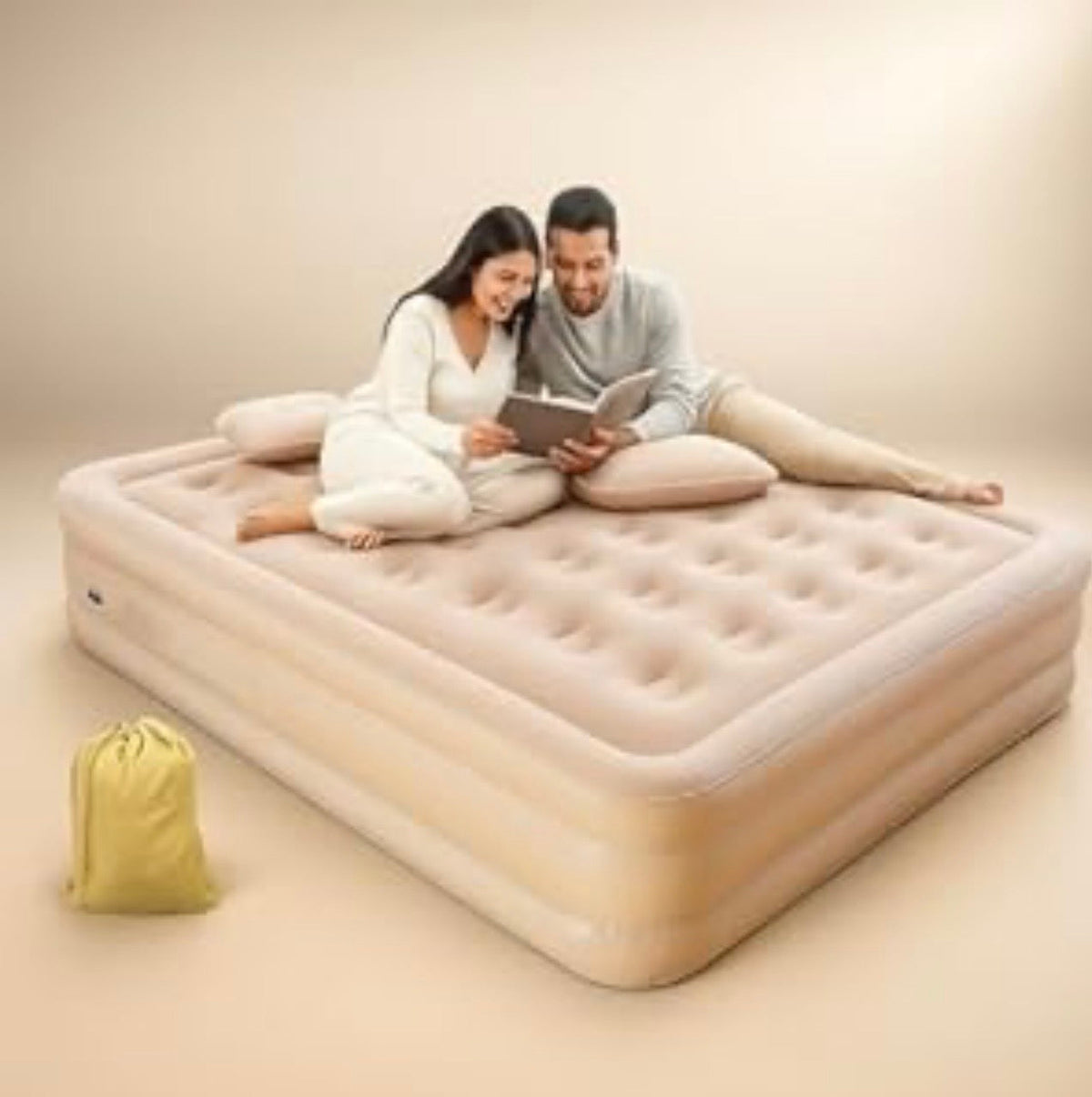 Inflatable Bed, Twin Portable Inflatable Air Mattress