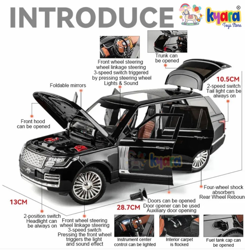 die cast range rover car