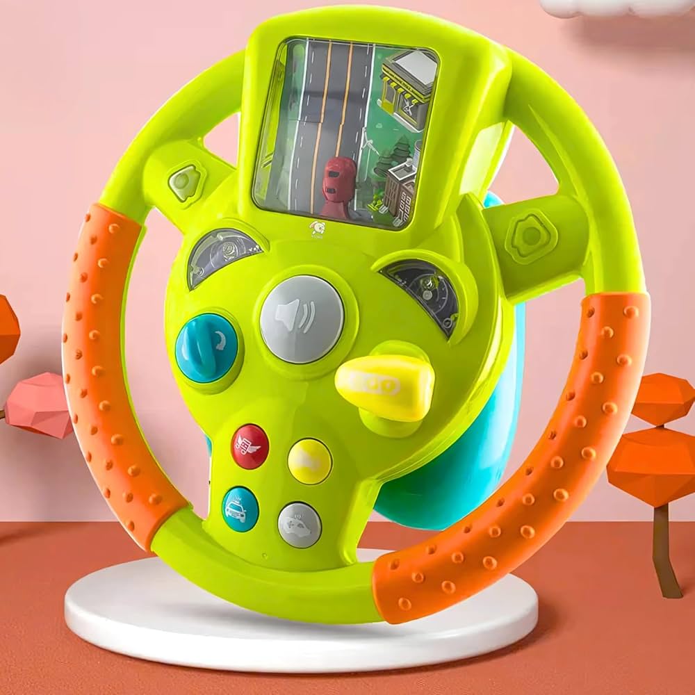 steering wheel driving little