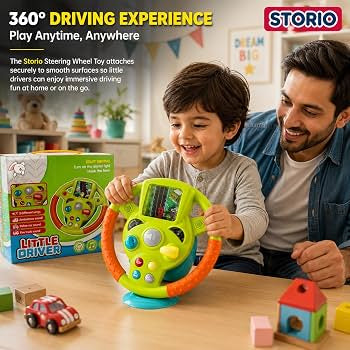 steering wheel driving little