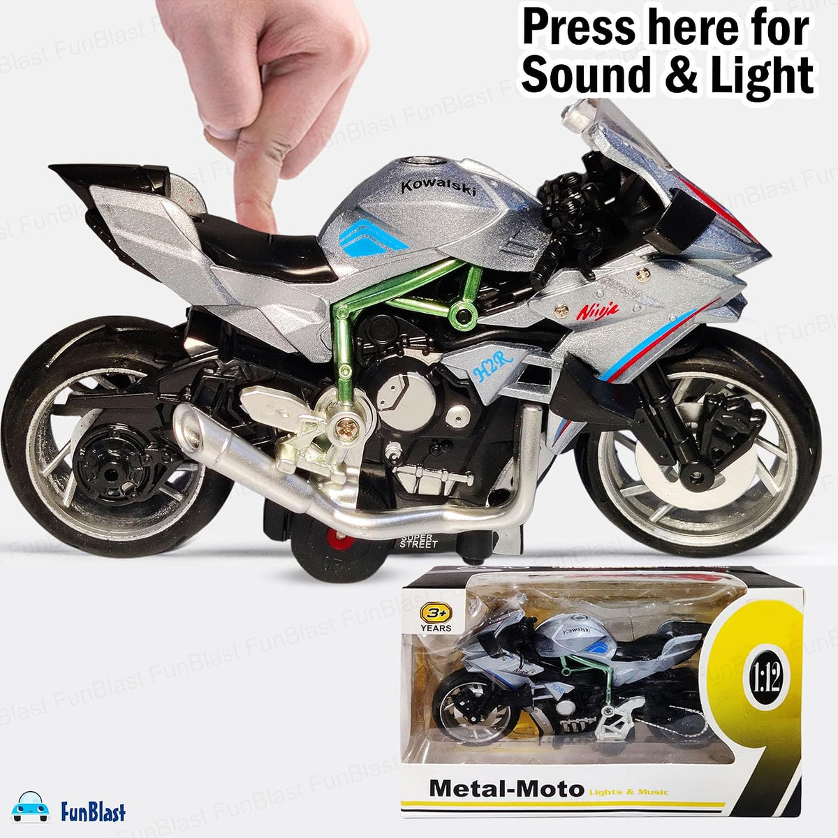 ninja mini bike die cast