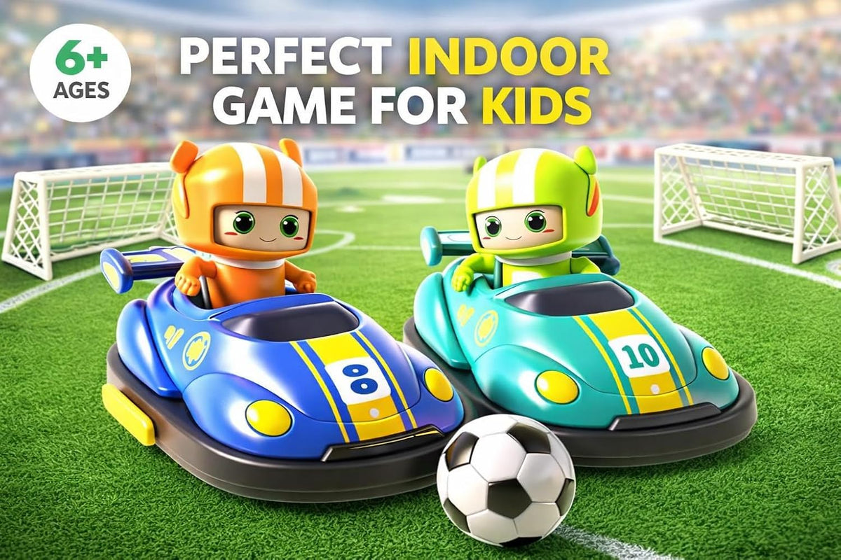 go cart bumper car toy set football