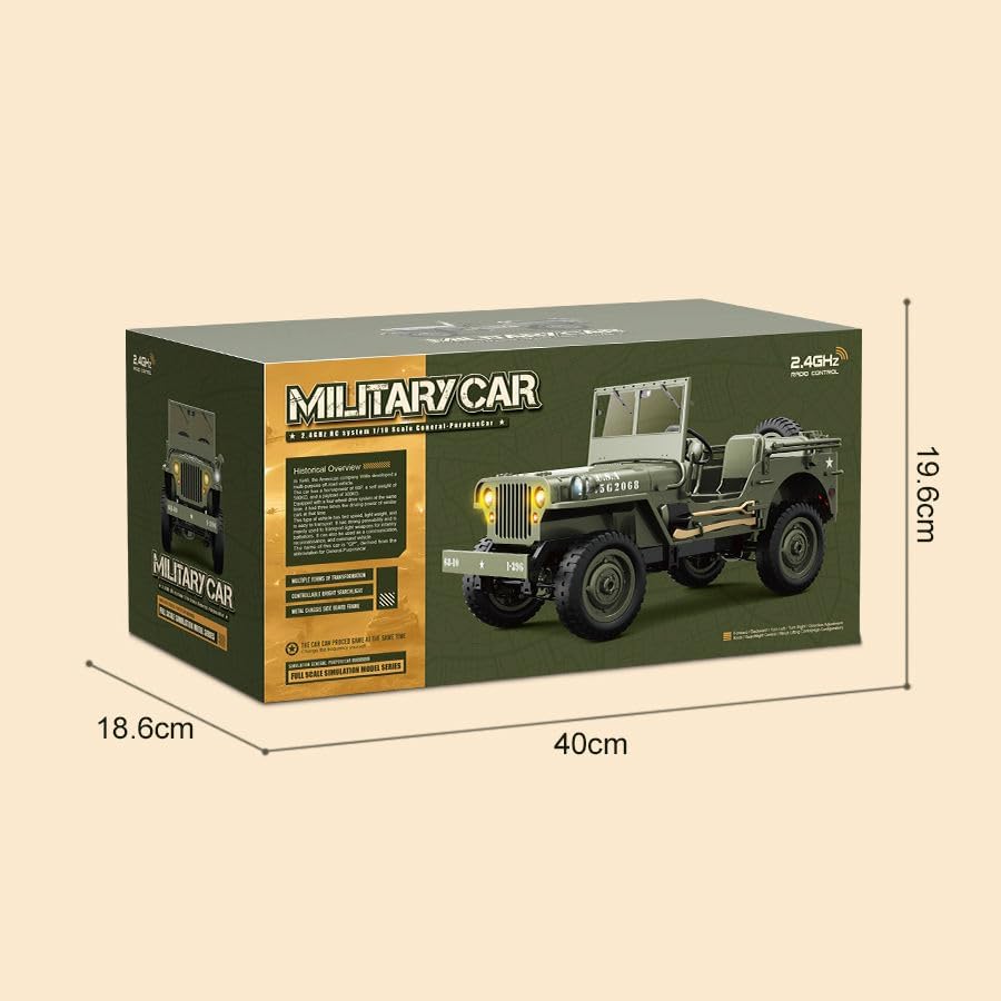 Milatry jeep joy jay metal rc jeep