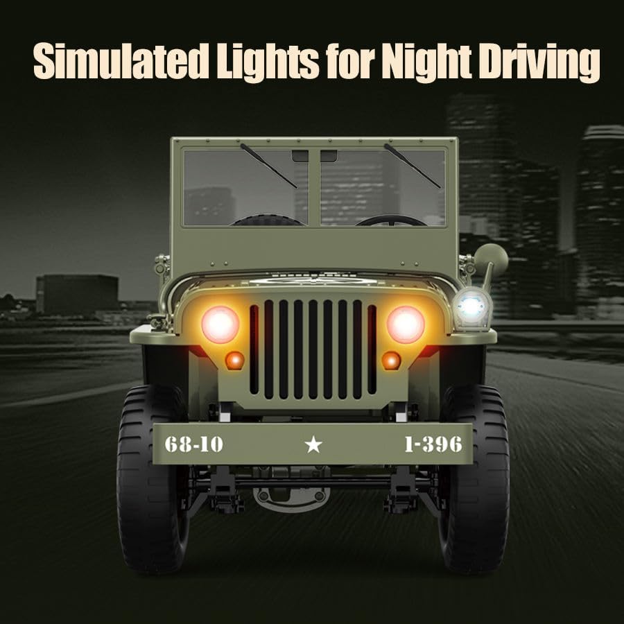 Milatry jeep joy jay metal rc jeep