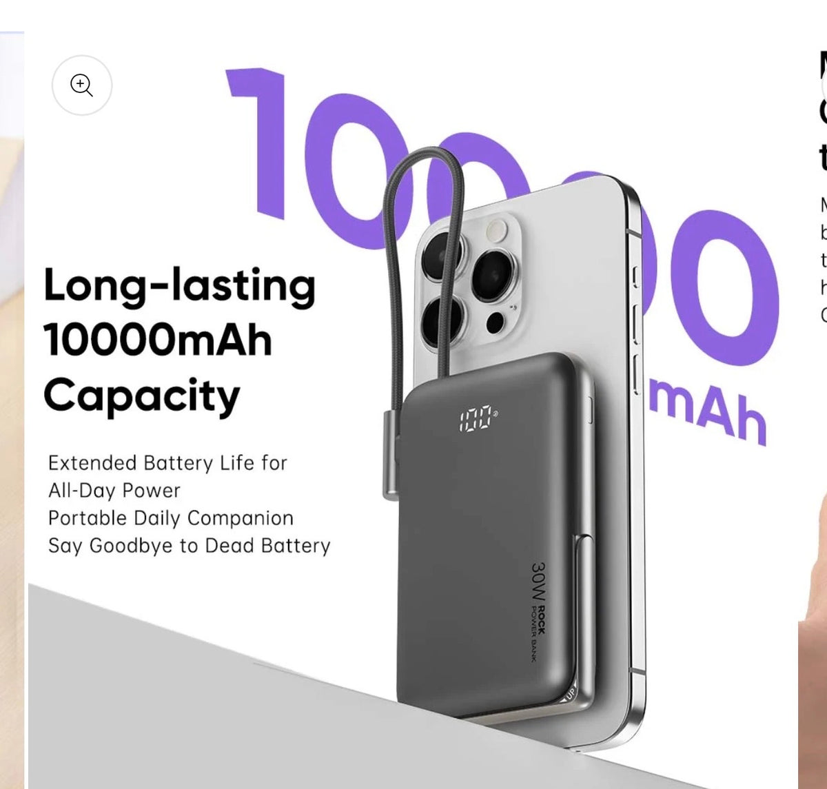 JTP power bank 10000 mAH Magsafe Power Bank